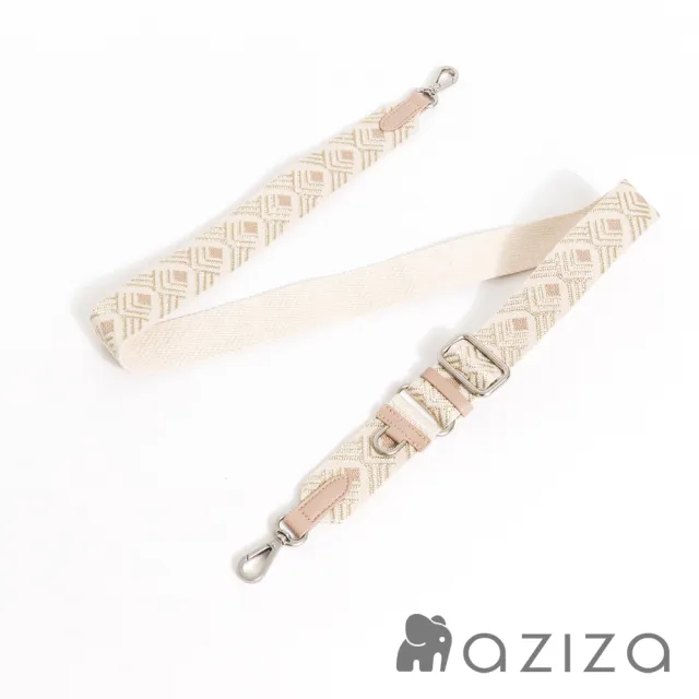 【aziza】點與線可調式背帶-駝