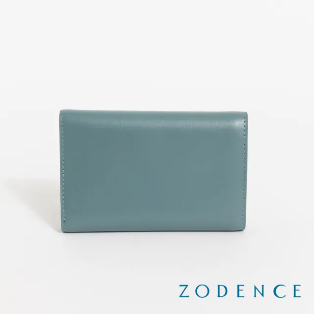 【ZODENCE 佐登司】FOLIA雙面牛皮不對稱中夾-多色 (皮夾/女夾)