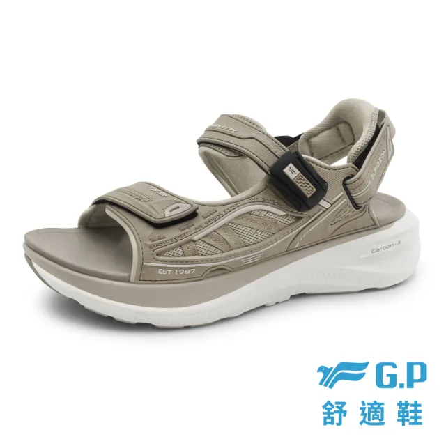 【G.P】女款碳纖維緩震磁扣兩用厚底涼拖鞋G6367W(SIZE:36-39 共三色)