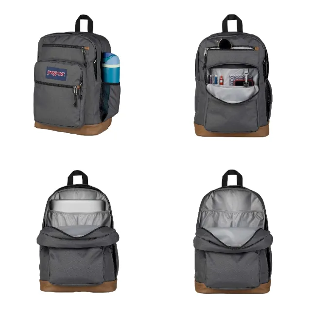 【JANSPORT】雙11 後背包 Cool Student 煙燻灰 書包 15吋筆電包 水瓶側袋 JS0A2SDDDMX