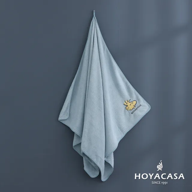 【HOYACASA  禾雅寢具】史努比聯名系列-兩用刺繡抱枕吸水浴巾組-胡士托款  速達