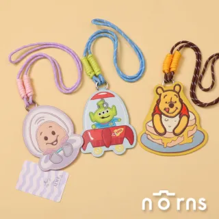 【Norns】迪士尼造型皮質證件套掛繩組｜Norns Disney 牡蠣寶寶 三眼怪 小熊維尼 票夾