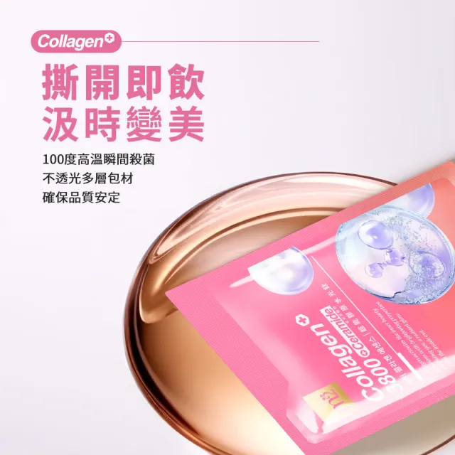 【m2 美度】momo獨家超能膠原水光飲(100入/盒-膠原蛋白.保濕飲.神經醯胺.玻尿酸鈉.保健禮盒)