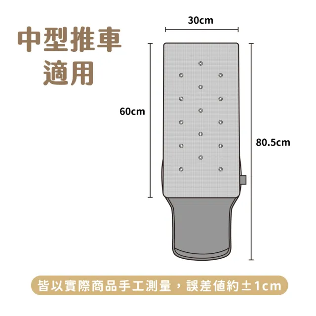【haha petto】寵物循環風扇涼墊_中型推車款
