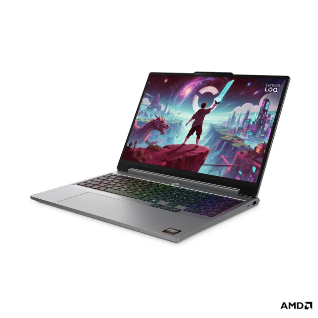 【Lenovo】無線滑鼠組★15.3吋Ryzen 7獨顯RTX5050電競筆電(LOQ/R7-250/16GB/512GB/W11)
