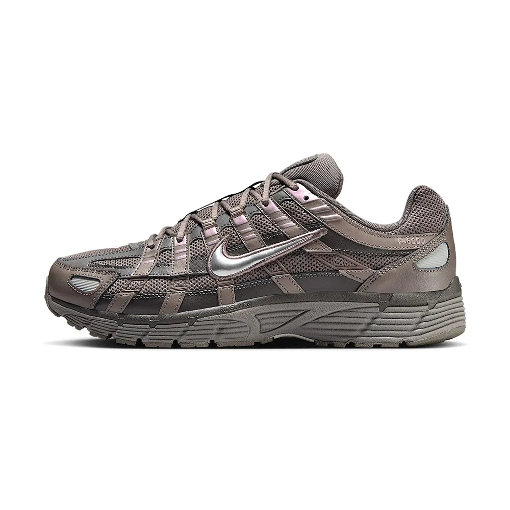 【NIKE 耐吉】P-6000 男鞋 棕綠色 金屬 復古 老爹鞋 網布 透氣 休閒 運動 休閒鞋 CD6404-202
