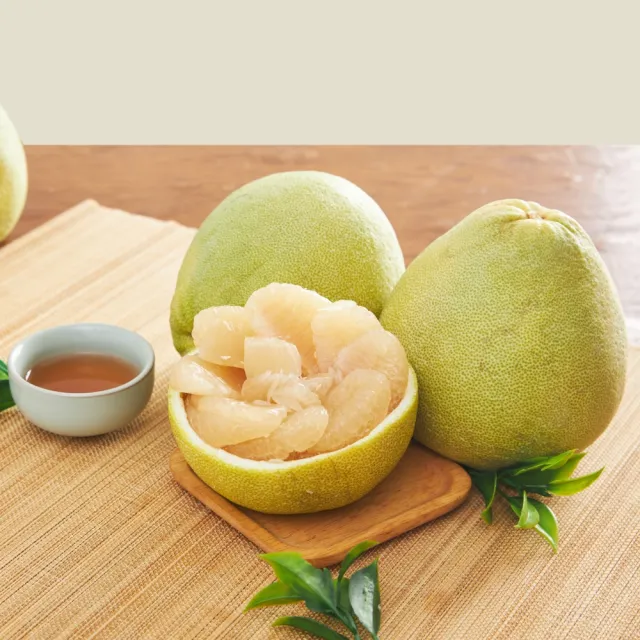 【黑貓嚴選】《李文粒果園》麻豆文旦6kg(7-9入/箱 60年老欉 產地直送 中秋 柚子 禮盒)