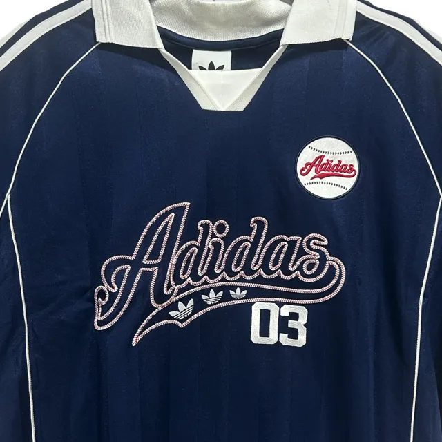 【adidas 愛迪達】棒球 短袖上衣  BASEBALL JERSEY 男 - LF6075