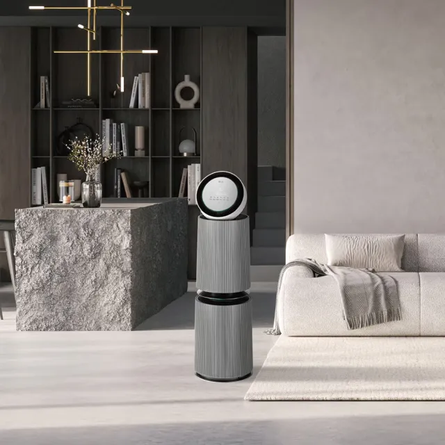 【LG 樂金】PuriCare 360°空氣清淨機 - 寵物功能增加版二代-LITE版/建議適用30坪 雙層(AS101DWT0)