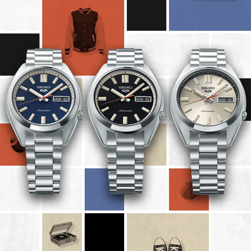 【SEIKO 精工】5 Sports SNXS 日常機械錶 37.4mm 送禮 禮物 推薦(多款任選)