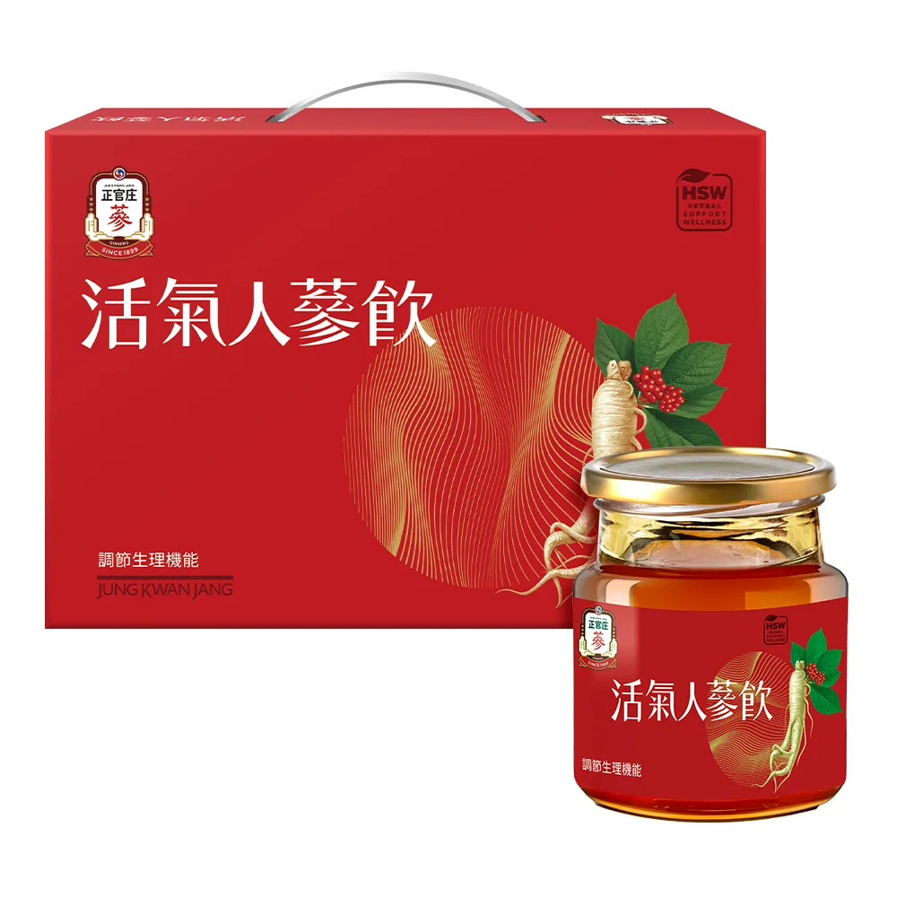 【JUNG KWAN JANG 正官庄】活氣人蔘飲-60mlx12入/盒