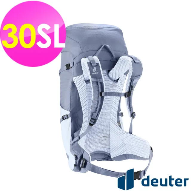 【deuter】FUTURA透氣網架背包30SL(3400726水藍/戶外旅遊/日常休閒/旅行/登山健行)