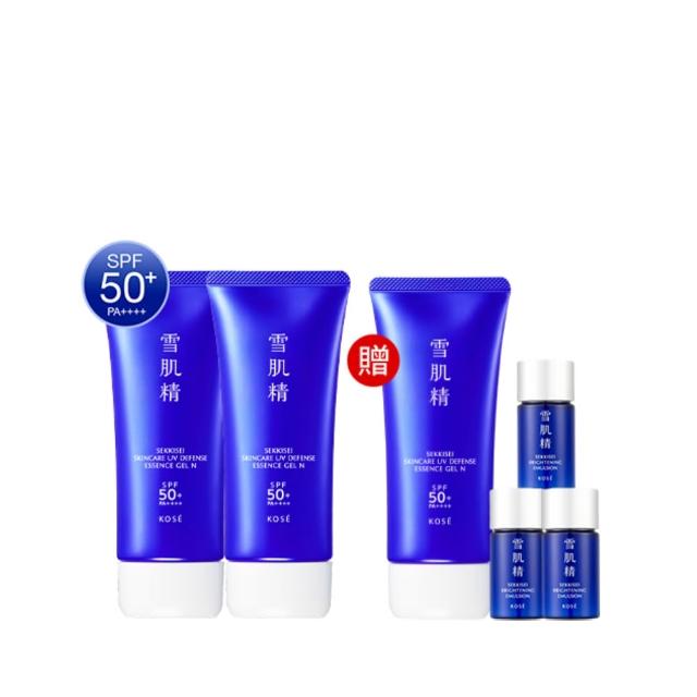 【KOSE 高絲】輕水感全效防曬凝膠90g 二入組