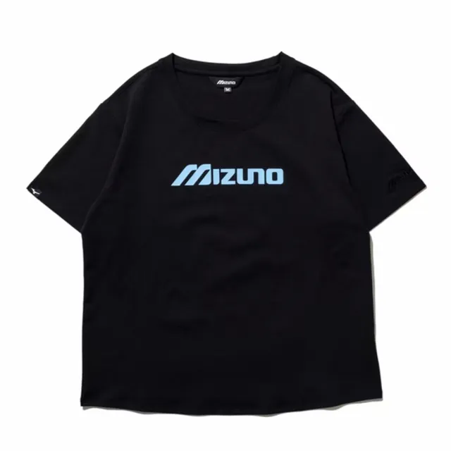 【MIZUNO 美津濃】短袖上衣 女 抗UV Sportstyle 黑 D2TAD70209