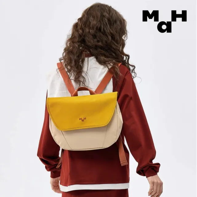 【MaH】雙11 官方旗艦館 Shuttle pack系列 後背包-經典黃白(13吋/9.5L)
