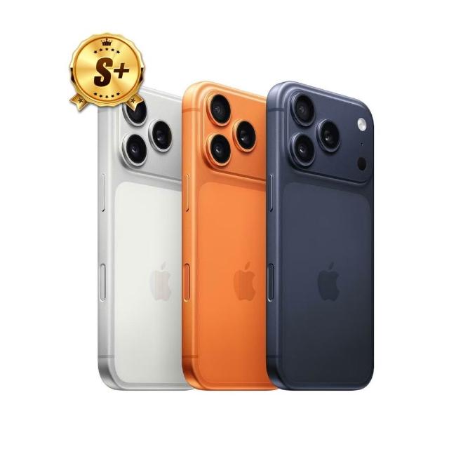 【Apple】S+級福利品 iPhone 17 Pro 256G 6.3吋(電池健康度100%)全新未拆封僅盒損 原廠保固一年