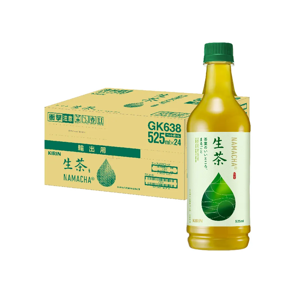 【KIRIN 麒麟】生茶525mlx2箱(共48入)