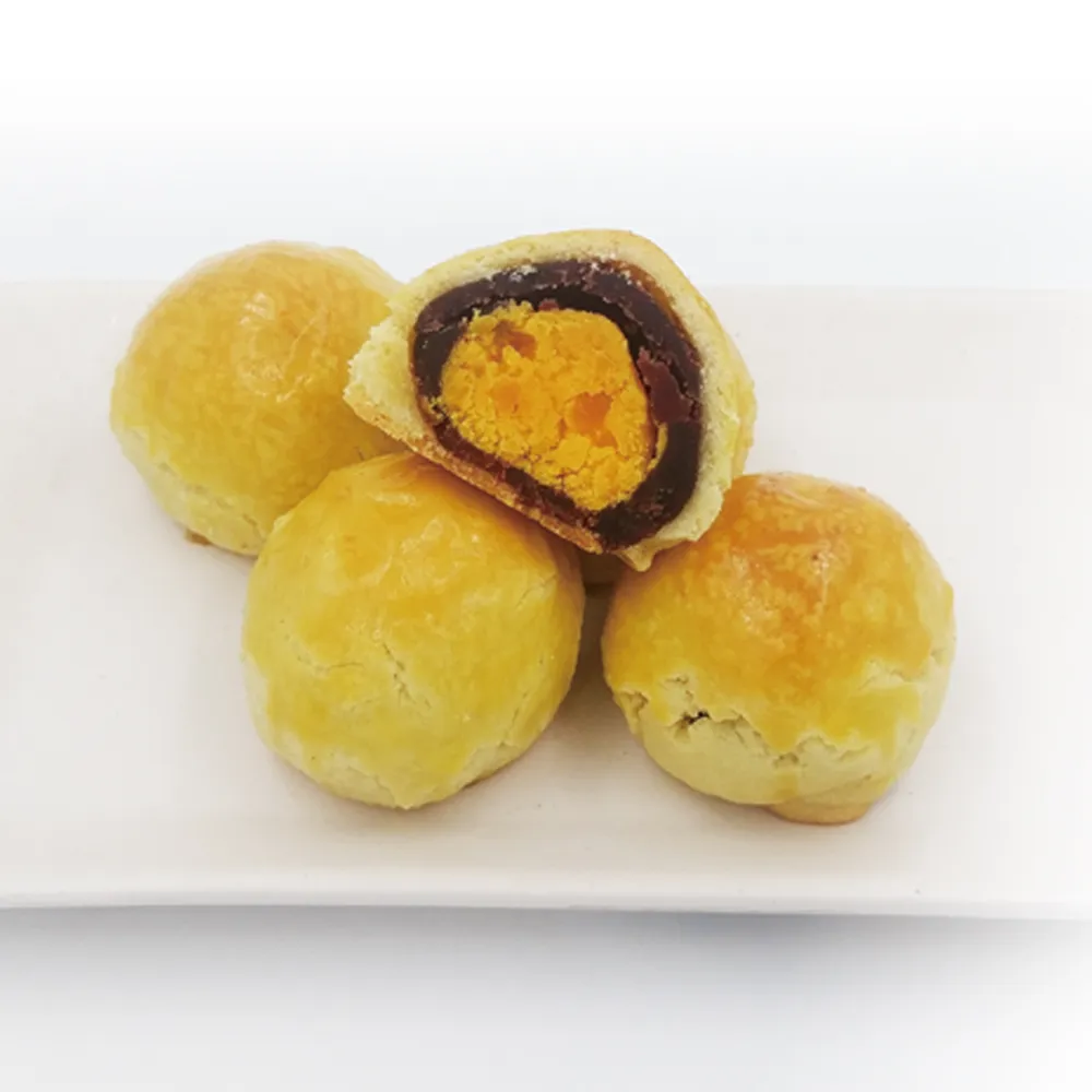 【格麥蛋糕】超人氣菠蘿蛋黃酥手提禮盒/10入*4盒(下午茶點/辦公室團購/人氣美食/點心/手工餅乾)_年菜 年節 