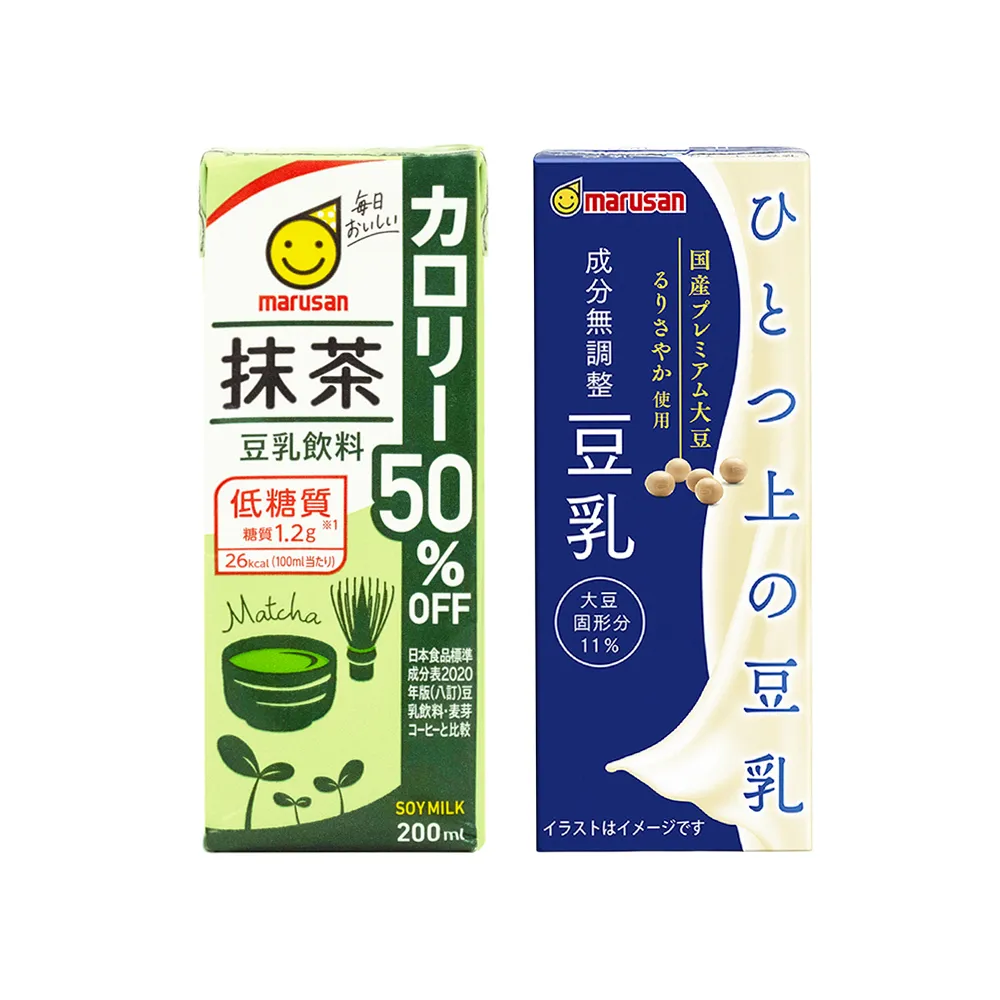 【Gelovery Gift】12罐組 丸三愛 原味上豆乳/抹茶豆乳(熱量減半)-口味任選
