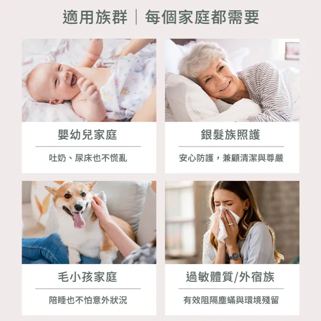 【mo select】輕盈防護防水立體床包式保潔墊-單人/雙人/加大/特大 任選(床用/mo選)