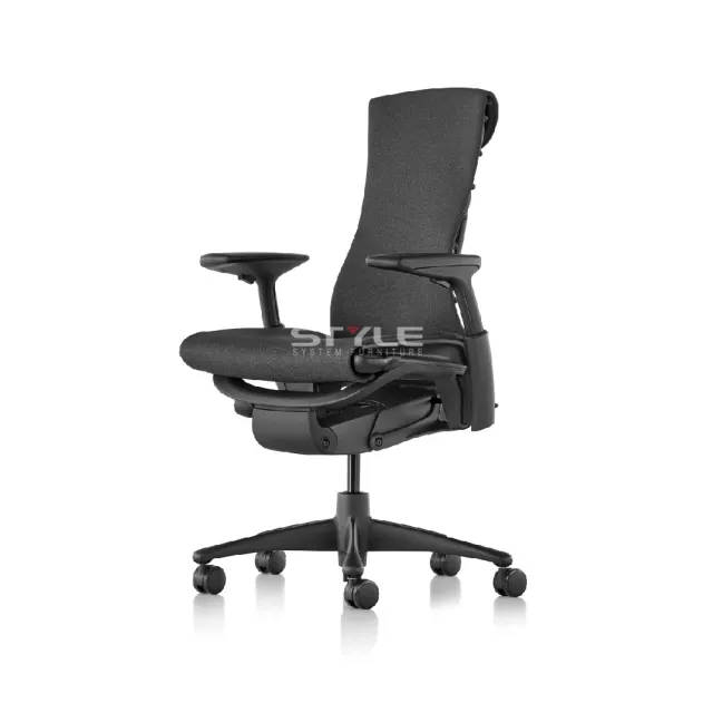 【Herman Miller】Embody 中厚布 - 黑框黑布｜世代家具｜原廠授權代理商(人體工學椅/電腦椅)
