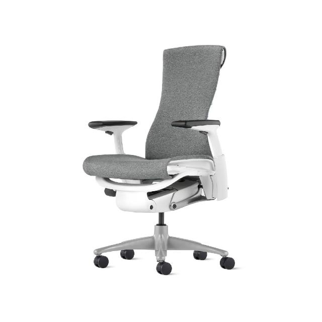 【Herman Miller】Embody 中厚布 - 白框灰布｜世代家具｜原廠授權代理商(人體工學椅/電腦椅)