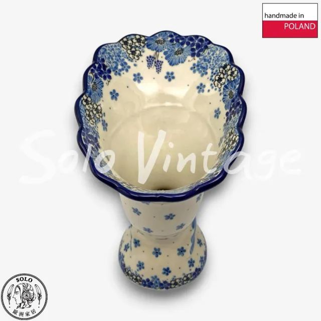 【波蘭陶】SOLO歐洲家居 正版原裝 波蘭原廠手繪 CA 21CM 花瓶 孔雀造型 居家裝飾 春日野花系列