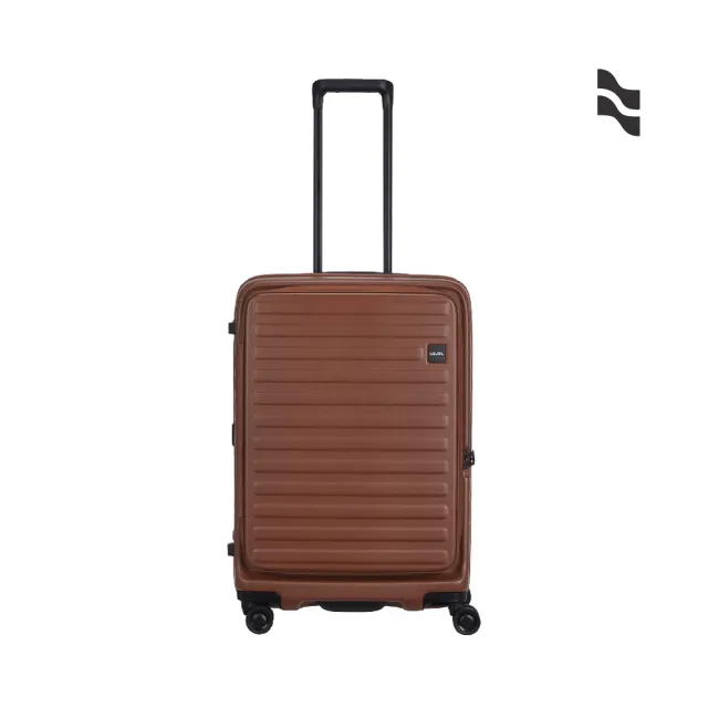 【LOJEL】CUBO 21吋 前開式擴充拉鍊拉桿箱(行李箱 旅行箱 登機箱)