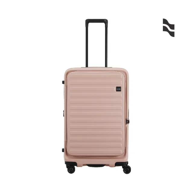 【LOJEL】CUBO FIT 28吋 前開式擴充拉鍊拉桿箱(行李箱 旅行箱 胖胖箱)
