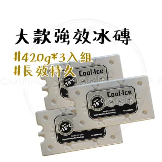 【Dometic】露營中毒本鋪 強效冰磚 420g大款 三入組 保冰磚 冰寶 冰磚 超強保冰劑 露營 戶外