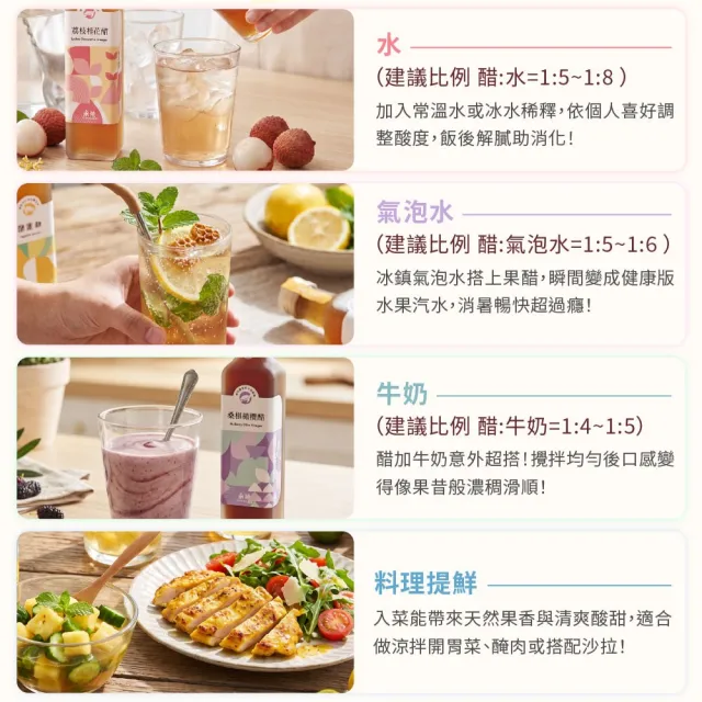 【永禎】經典濃醇水果醋250mlx2瓶 任選(天然無添加/含酵素果醋/中元普渡拜拜)