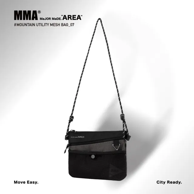 【MAJOR MADE】露營山系網狀反光袋(側背包/斜背包/防潑水)