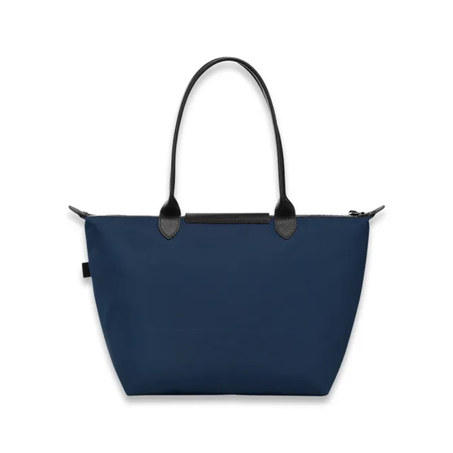 【LONGCHAMP】LE PLIAGE ENERGY再生尼龍大號長把托特包(深藍)