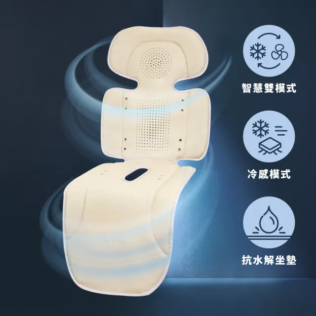 【奇哥】AIRCY智能冰芯冷感涼墊(嬰兒推車涼墊/汽座涼墊/風扇涼墊/專利有感降溫2.3度)2026進化新上市