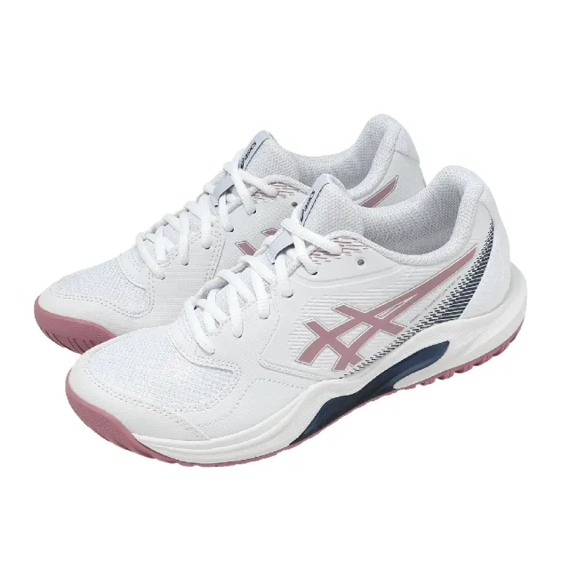 【asics 亞瑟士】網球鞋 匹克球鞋 GEL-Dedicate 9 女鞋 白 緩震 抗扭 1042A316102