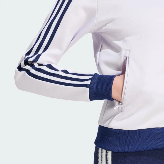 【adidas 愛迪達】運動外套 KX4263 女款ORIGINALS經典撞色運動夾克