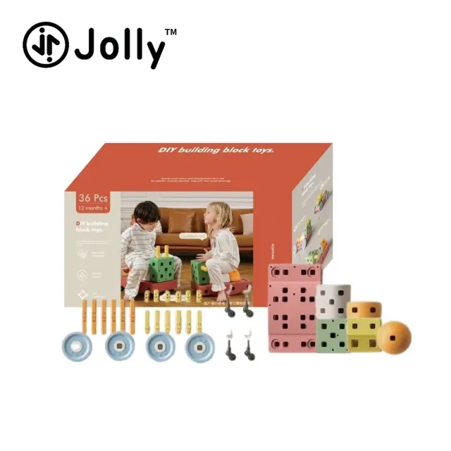 【JOLLY】創意統合玩具36PCS(結構 組合 立體)