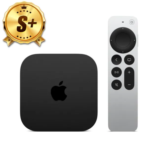 【Apple】S+級福利品 Apple TV 4K 第 3 代(Wi-Fi + 乙太網路 128G) 台版官方整新機(99成新)