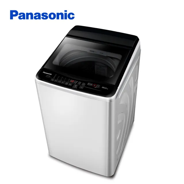 【Panasonic 國際牌】家電快配★12公斤直立式洗衣機-象牙白(NA-120EB-W)