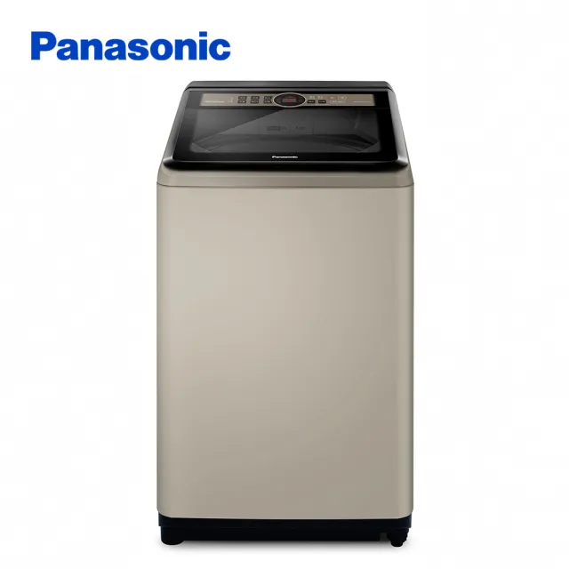 【Panasonic 國際牌】家電快配★17公斤變頻直立式洗衣機-香檳金(NA-V170NN-N)