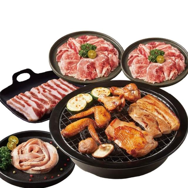 【大成】百威Ｘ大成聯名｜黑金微醺燒烤9+1件｜2.7KG 5-7人份(中秋烤肉 燒烤 百威聯名)