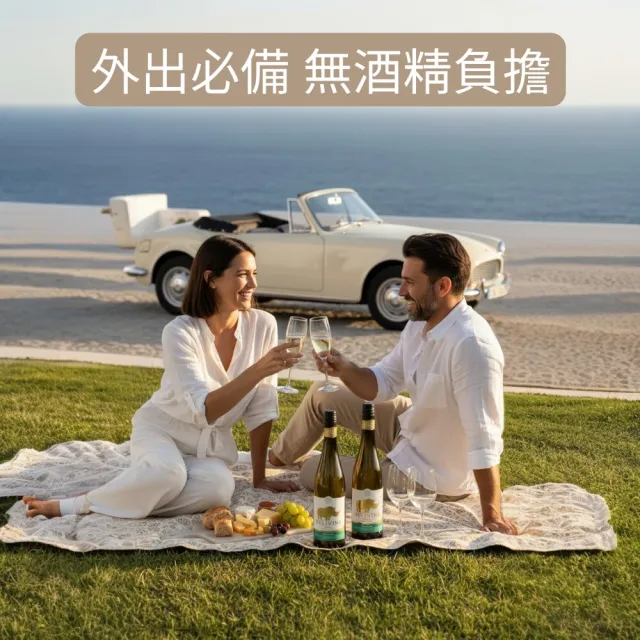 【DELIVINE 德易喝】德易喝紅白無酒精葡萄酒 2入組合