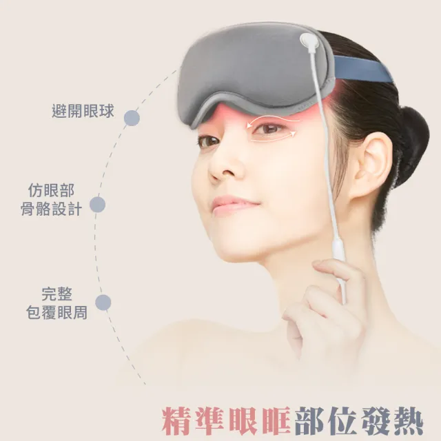 【Beroso 倍麗森】4D Pro磁吸式鼻翼遮光蒸氣熱敷眼罩(專利鼻翼遮光 蒸氣眼罩 睡眠眼罩 遮光眼罩)