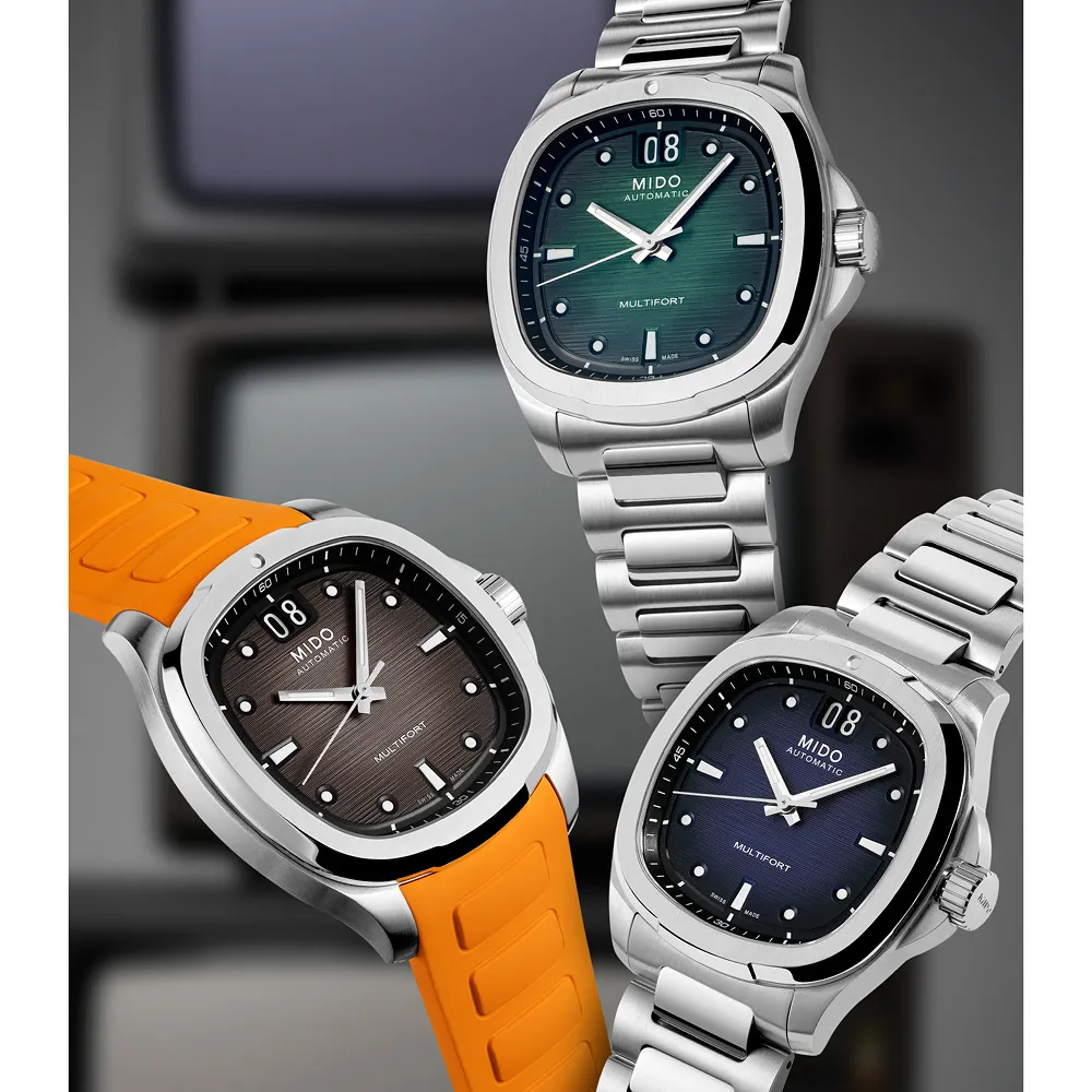【MIDO 美度】廣告配戴款 TV大日期窗機械錶 鋼帶 40mm 送禮 禮物 推薦(任選一款)