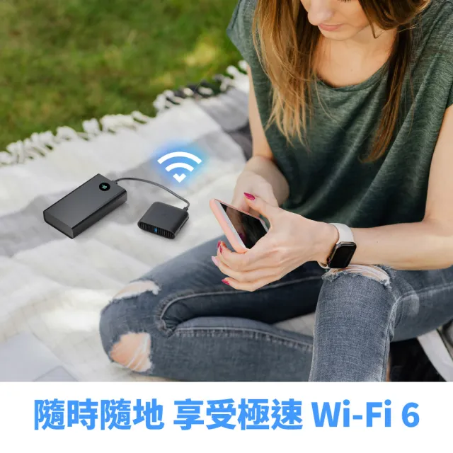 【TP-Link】WiFi 6 AX3000 雙頻 2.5G 可攜式 隨身迷你路由器 無線分享器(行動電源充電/TL-WR3002X)