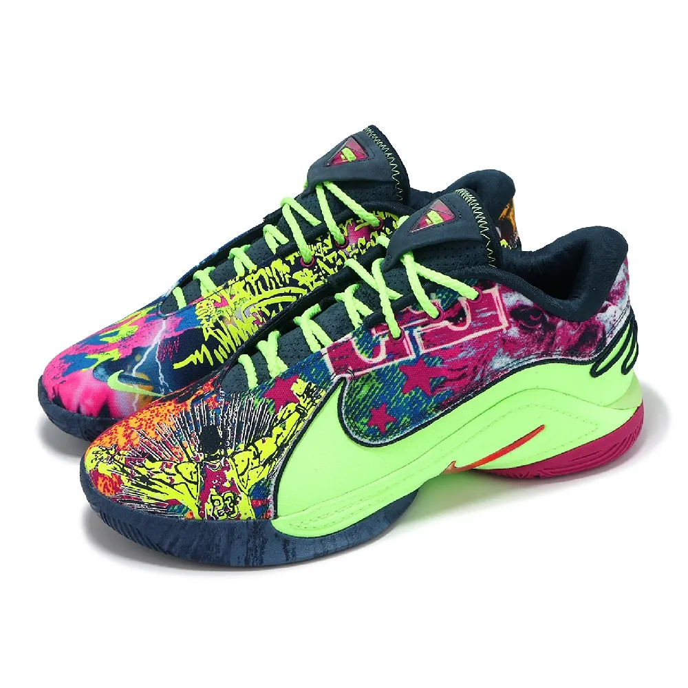 NIKE 耐吉】籃球鞋LeBron 22 XXII BW EP 男鞋Bryce 藍螢光綠彩繪