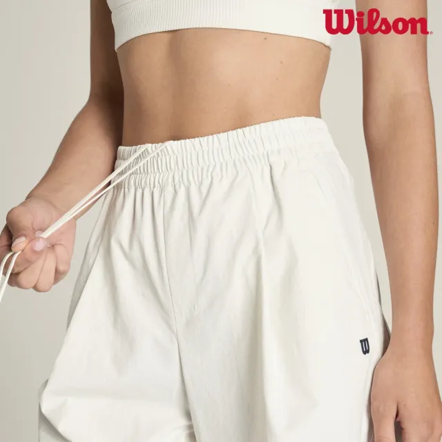 【WILSON】Sporting Manor Short Sandrift 女款 服飾 短褲 百慕達短褲 寬褲 白色 WE00346W002001