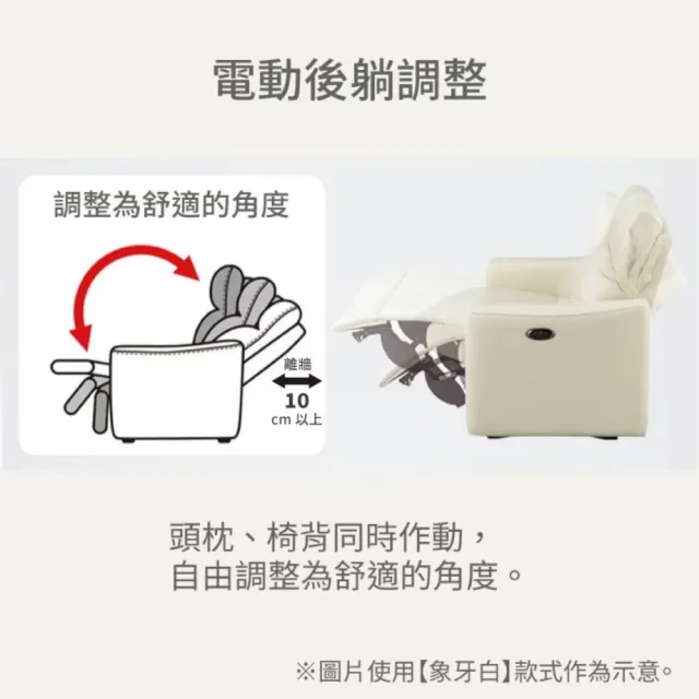 【NITORI 宜得利家居】◎耐磨耐刮 防潑水貓抓布 2人用電動沙發 電動可躺式沙發 UM01 N-S布 AQ-MGY(0)