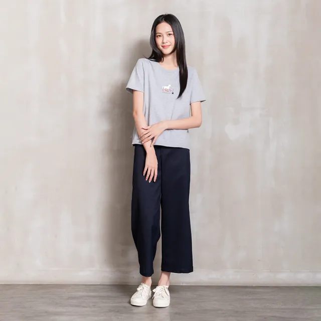 【perng yuh 芃諭名品】*自在適感 斜紋 九分寬管褲(2026 AW Collection|5C秋冬新品上市)