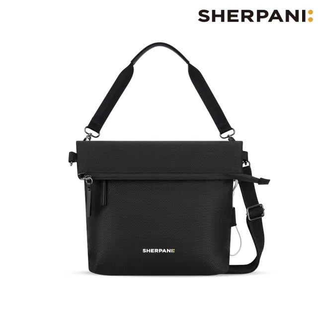 【Sherpani】雙11 RFID 防盜多功能側背包 26I Vale AT 12L｜黑色 (RFID屏蔽 平板適用)